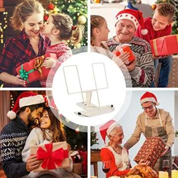 Metal Book Stand for Desk, Adjustable Reading Rest Book Holder, Portable Cookbook Documents Holder, ...