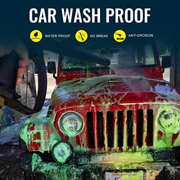 BASIKER Short Jeep Antenna Replacement for 2007-2025 Models