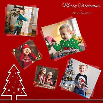 TUPOMAS Kids Ugly Christmas Sweater Boys Girls Funny Xmas Sweatshirts Size 6 7 Children Fleece Outfit 6-7 Years