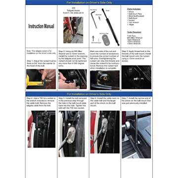 Tailgate Assist Shock Struts for Ford F-150 & Lincoln
