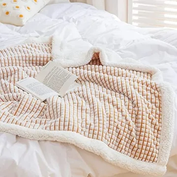 LOMAO Sherpa Blanket for Cozy Comfort
