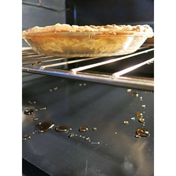 FitFabHome 3 Pack Large Non Stick Oven Liners Mat BPA and PFOA Free, Protect the Bottom of Electric or Gas Oven Toaster Oven Stovetop Air Fryer Grill…