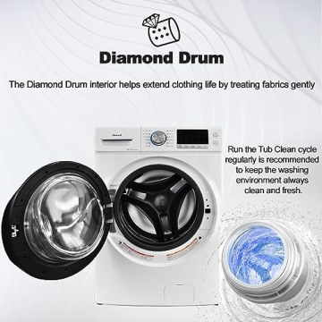 Smad 4.5 Cu. Ft. Front Load Washer with Steam Functions