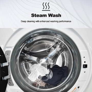 Smad 4.5 Cu. Ft. Front Load Washer with Steam Functions