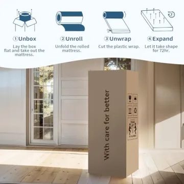 LDLON 12 Inch Queen Memory Foam Hybrid Mattress