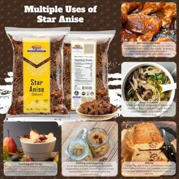 Rani Star Anise Seeds Whole Pods All Natural Spice 1.75oz