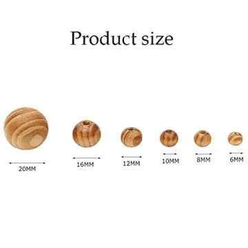600Pcs Natural Wood Beads – Perfect for Creativity and Crafts