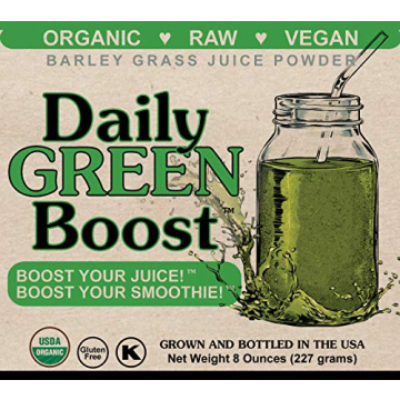 Daily Green Boost 8oz Organic Vegan Supplement for Energy