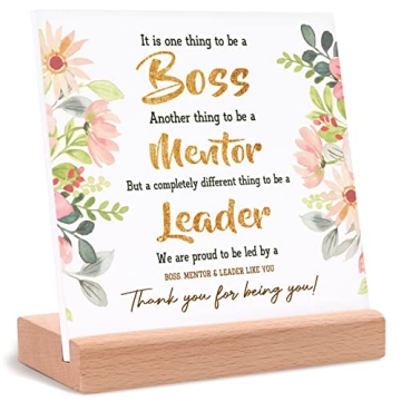 Unique Office Desk Card with Warm Words - Perfect Boss Gifts for Women