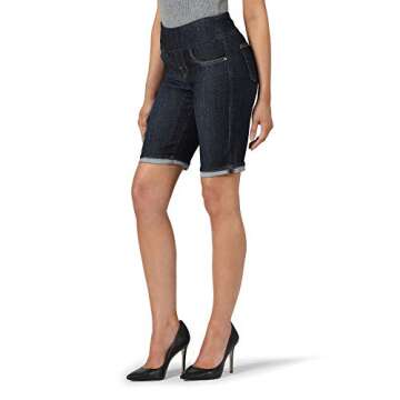 Rock & Republic Women's Denim Rx Fever Stretch 10" Bermuda Short, Resident Hottie-Rinse, 16