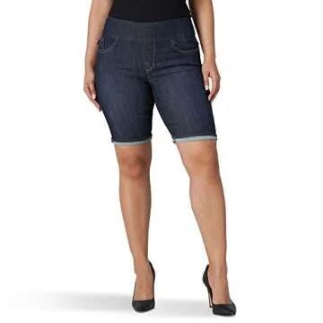 Rock & Republic Women's Denim Rx Fever Stretch 10" Bermuda Short, Resident Hottie-Rinse, 16
