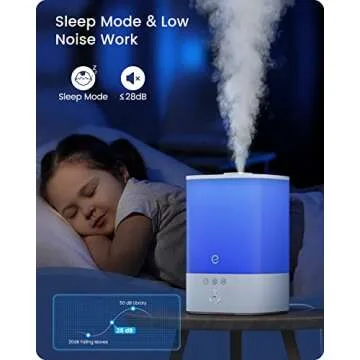 Esemoil Smart WiFi Cool Mist Humidifier for Bedroom