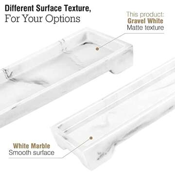 Luxspire Bathroom Vanity Tray - Stylish Bathroom Organizer