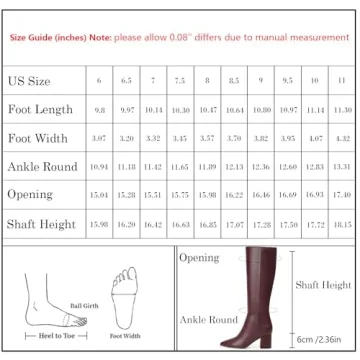 Stylish Easyfox Burgundy Knee High Boots for Women