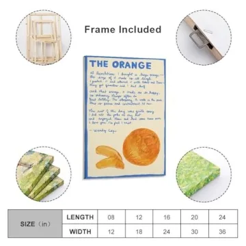 Motivational Wendy Cope Poetry Poster Canvas Wall Art 12x18