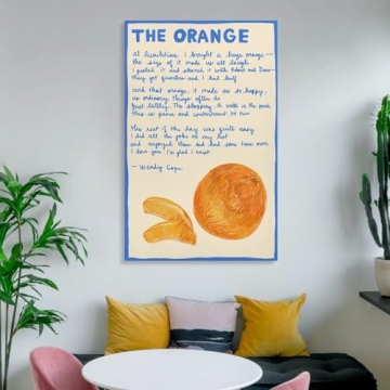 Motivational Wendy Cope Poetry Poster Canvas Wall Art 12x18