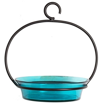 Mosaic Birds Cuban Hanging Bird Bath & Feeder Stylish Design