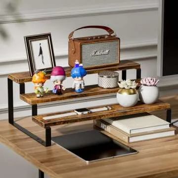 TEMI 3 Tier Spice Rack Organizers - 11.8 Inches Expandable Cabinet Organizers for Kitchen Organizati...