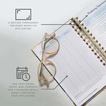 Pre-Medical Student Journal | MCAT Tracking | The Ultimate Guided Journal for Pre-Medical Students | A Must Have Pre-Medical Tool | Helps Medical School Admissions