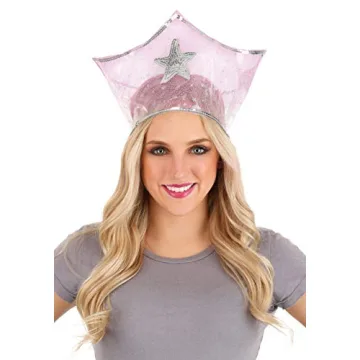 Enchanting Fun Costumes Adult Good Witch Glinda Crown in Pink