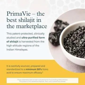 Youtheory Shilajit - 500 mg Shilajit Capsules - Energy Supplement - Supports Stamina & Endurance - Gluten, Dairy & Soy Free - 60 Vegetarian Capsules