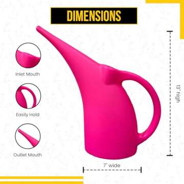 KP KOOL 1/2 Gallon Watering Can for Indoor & Outdoor Plants