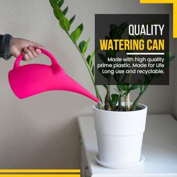 KP KOOL 1/2 Gallon Watering Can for Indoor & Outdoor Plants
