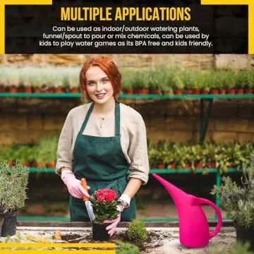 KP KOOL 1/2 Gallon Watering Can for Indoor & Outdoor Plants