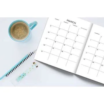 Busy AF: 2019 Weekly Planner: 19x23cm (7.5x9.25”) Portable Format Weekly & Monthly 12 Month Planner: Pink & Purple Watercolor Flowers