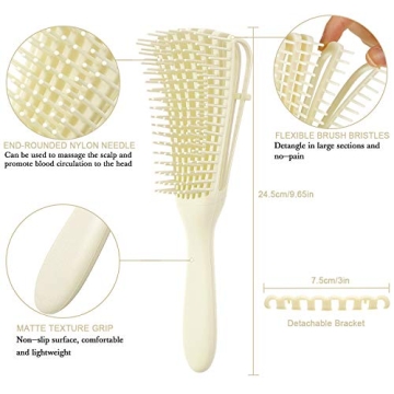 Affordable Detangling Brush Set for Curly Hair Care