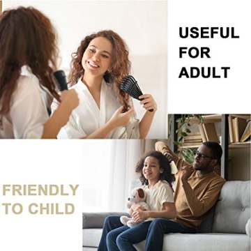 Affordable Detangling Brush Set for Curly Hair Care