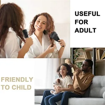 Affordable Detangling Brush Set for Curly Hair Care