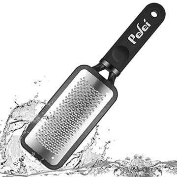Colossal Pedicure Rasp Foot File, Professional Foot Care Pedicure Stainless Steel File to Removes Ha...