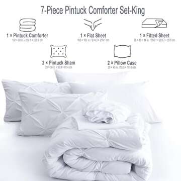 Ubauba King Size Comforter Set for Elegant Bedrooms