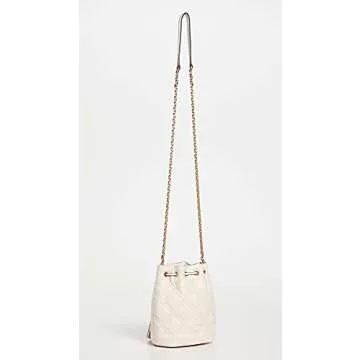 Tory Burch Fleming Soft Mini Bucket Bag - Stylish Cream Accessory