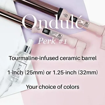 L'ANGE HAIR Ceramic Curling Wand for Frizz-Free Waves