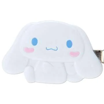 Sanrio N-1606-950181 Cinnamoroll Bangs Clip, Approx. 2.4 x 0.4 x 1.2 inches (6 x 1 x 3 cm), ABS Resin, Set of 2
