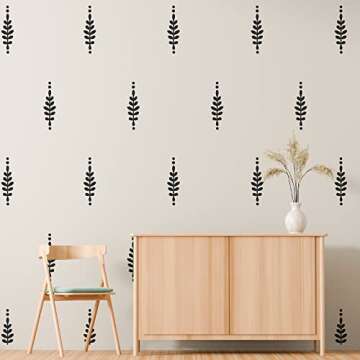 Elegant Floral Peel and Stick Wall Decals for Home Decor
