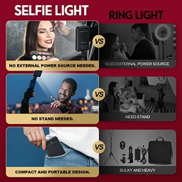 Premium Rechargeable Selfie Light for Stunning Photos
