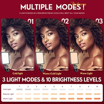 Premium Rechargeable Selfie Light for Stunning Photos