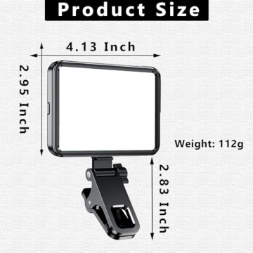 Premium Rechargeable Selfie Light for Stunning Photos