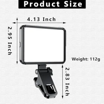 Premium Rechargeable Selfie Light for Stunning Photos