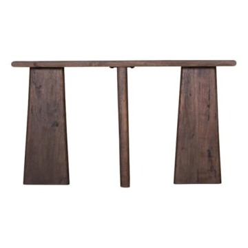 Bassett Mirror Lasso Modern Wood Console Table - Unique & Stylish