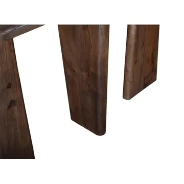 Bassett Mirror Lasso Wood Console Table - Natural Brown Finish