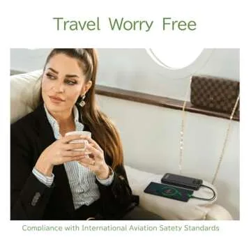 GrnOas.E Power Bank 10000mAh,22.5W Max Portable Charger with Built in Cables，4 Outputs 2 Inputs External Phone Charger,5V/3A Fast Charging Travel Charger for iPhone Android iPad,Heating Vests and etc