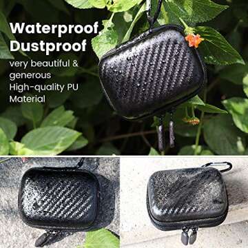 YSTFLY Portable Protective Carry Case for GoPro Hero 9,Silicone Protective Cover Sleeve + Screen Protector for GoPro Hero 9 Black