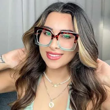 Zeelool Chic Oversized Blue Light Blocking Glasses