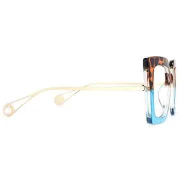 Zeelool Chic Oversized Blue Light Blocking Glasses