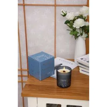 White Sage & Sea Salt Candle for Relaxation and Cleansing