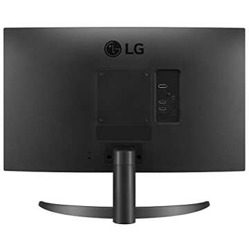 LG 24QP500-B 24” QHD (2560 x 1440) IPS Display, HDR 10, sRGB 99% Color Gamut, AMD FreeSync, Refresh Rate 75Hz, 3-Side Virtually Borderless Design - Black